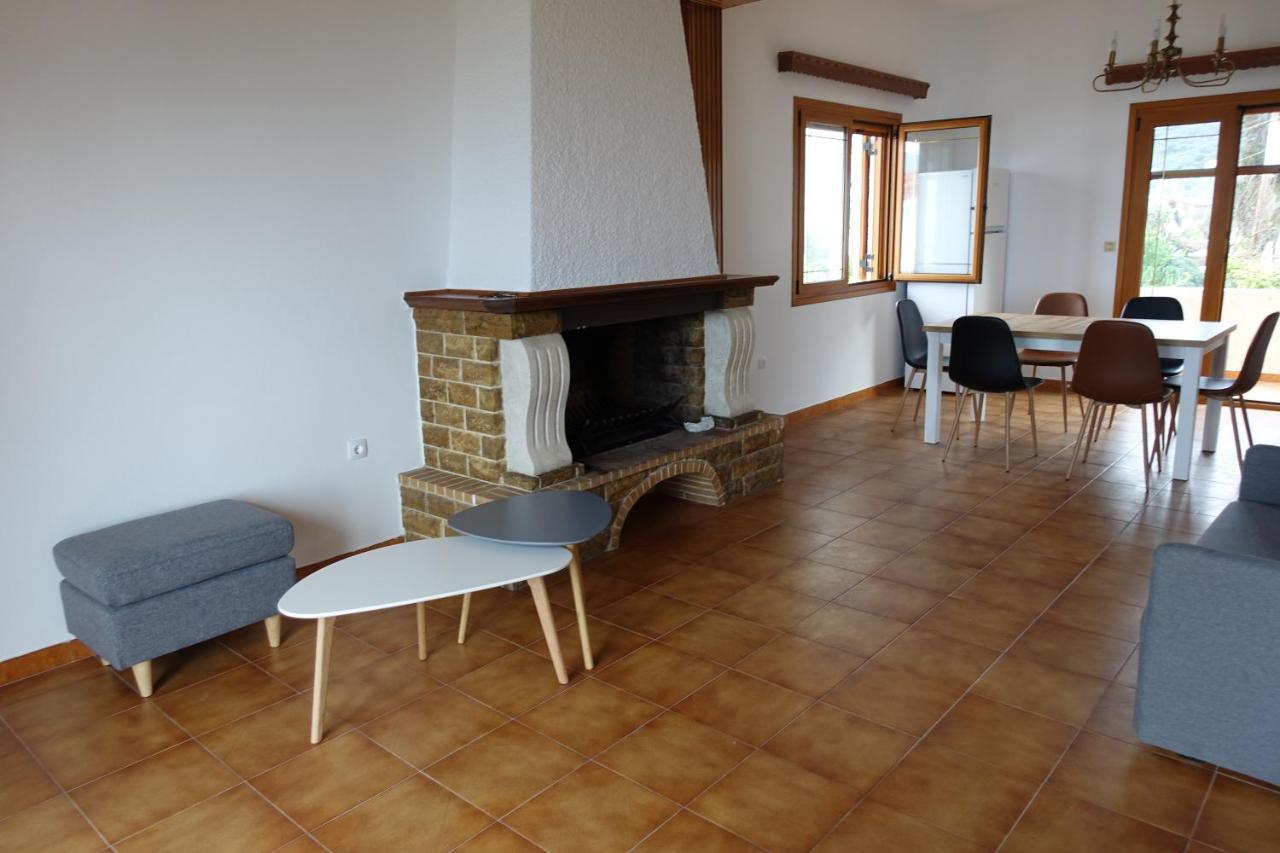 Villa In Kalloni Direkt Am Meer, Tolle Aussicht エクステリア 写真