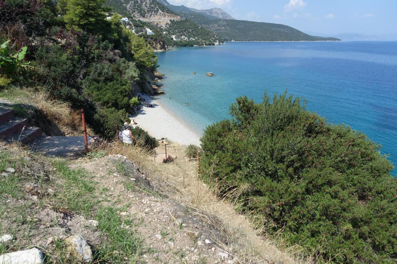 Villa In Kalloni Direkt Am Meer, Tolle Aussicht エクステリア 写真