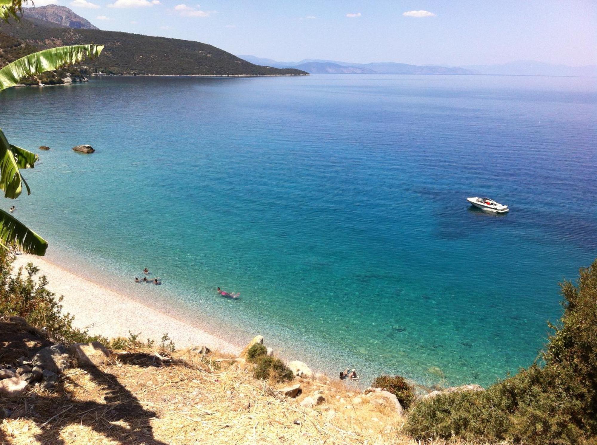 Villa In Kalloni Direkt Am Meer, Tolle Aussicht エクステリア 写真