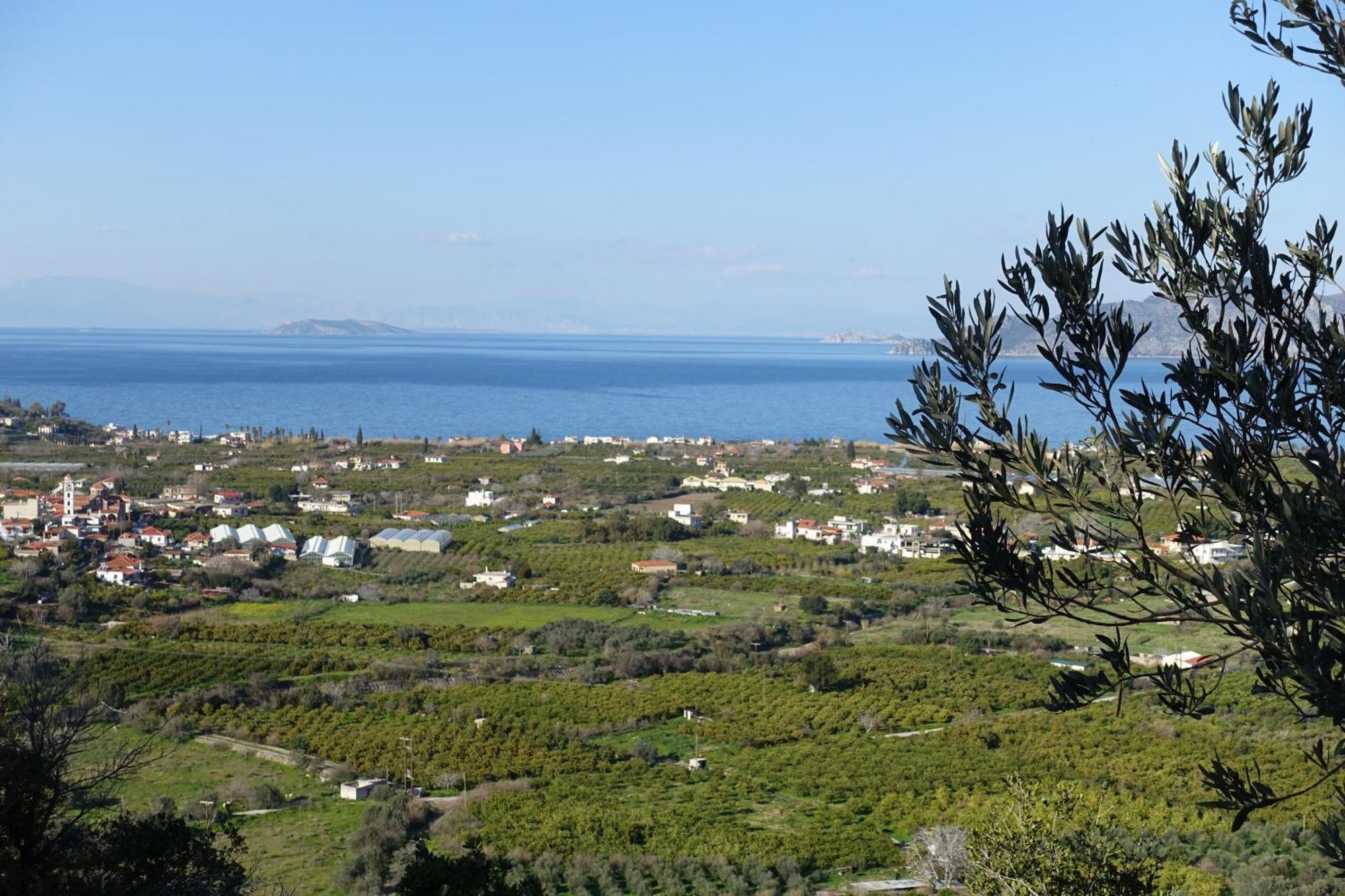 Villa In Kalloni Direkt Am Meer, Tolle Aussicht エクステリア 写真